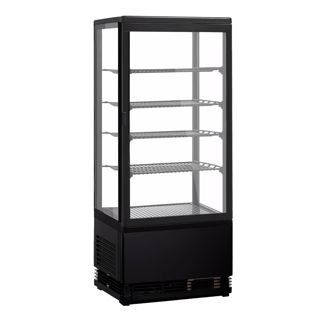 109658-1-1 Vitrina Refrigerada Sobremesa GVP-98 Negra 98 Litros ITA