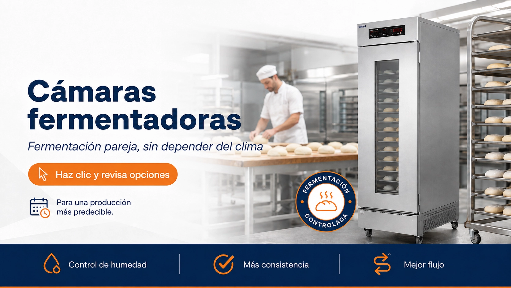 Tipos de hornos para pan: Cuál te conviene según tu producción 4 Revisa nuestro catálogo de cámaras fermentadoras en Tierras Bajas
