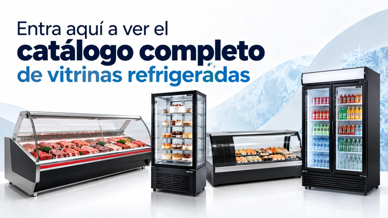 ¿Cuáles son los diferentes tipos de vitrinas refrigeradas? 3 ¿Cuáles son los diferentes tipos de vitrinas refrigeradas?